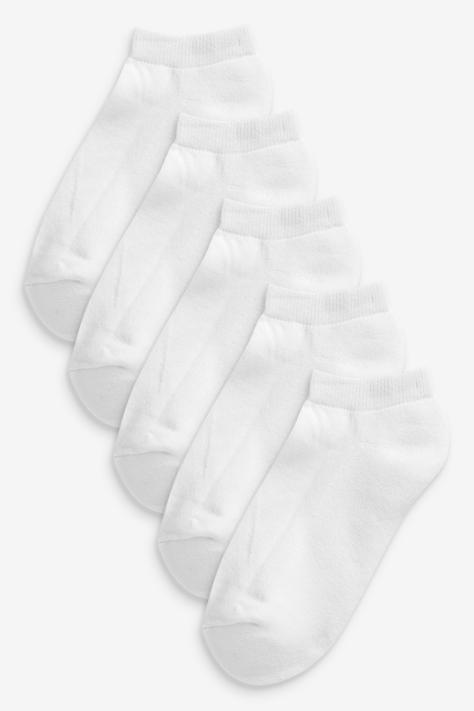 5 Pack Cotton Rich Cushioned Sole Trainer Socks