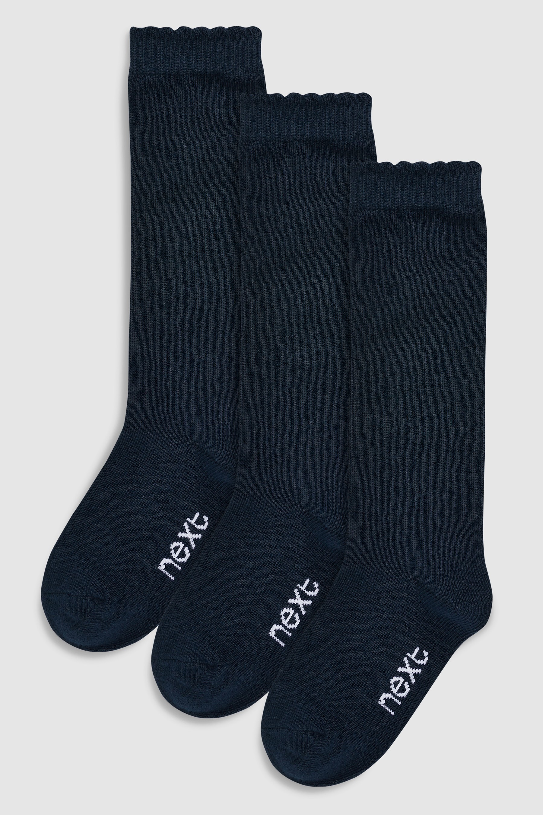 3 Pack Cotton Rich Knee High Socks