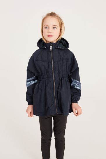 Baker by Ted Baker Navy Rain Mac Jacket