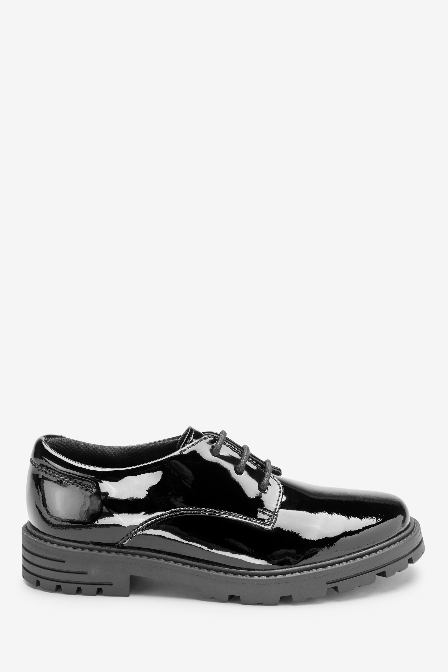 School Leather Lace-Up Derby Shoes