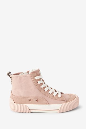 Canvas High Top Trainers