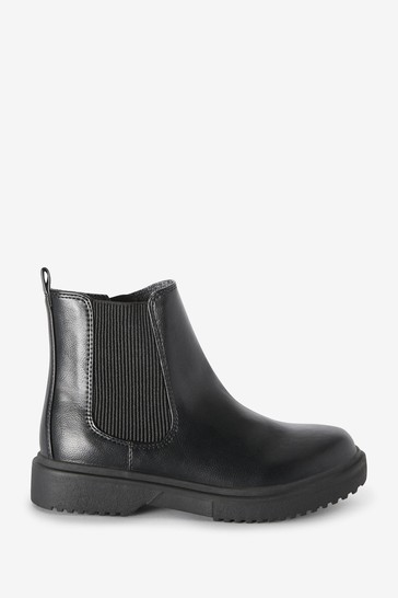 Chunky Chelsea Boots Wide Fit (G)