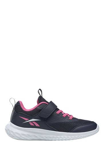 Reebok Navy Blue Rush Runner Youth Trainers