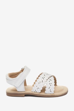 Scallop Sandals Wide Fit (G)