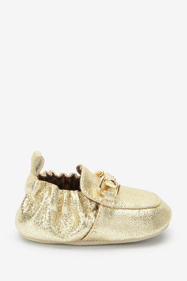 Leather Slip-On Baby Loafers (0-18mths)