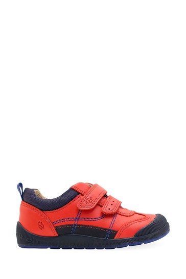 Start-Rite Red Tickle Leather Junior Trainers