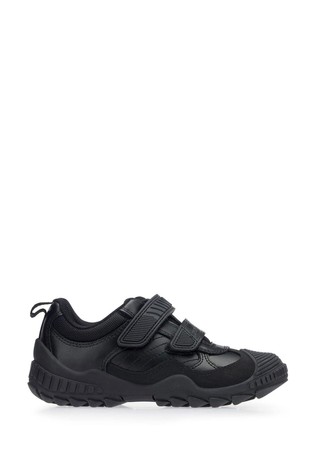 Start-Rite Extreme Pri Black Leather Wide Fit Shoes