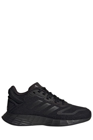 adidas Black Duramo 10 Youth & Junior Lace Trainers