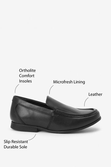 School Leather Loafer Shoes