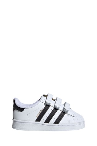 حذاء رياضي للأطفال الصغار Superstar Velcro من adidas Originals