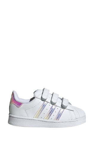 حذاء رياضي للأطفال الصغار Superstar Velcro من adidas Originals