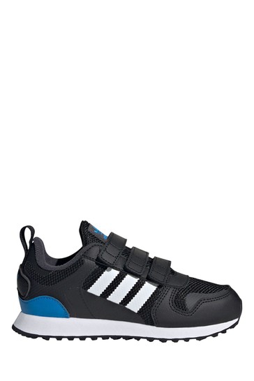 adidas originals Black Zx Junior Strap Trainers