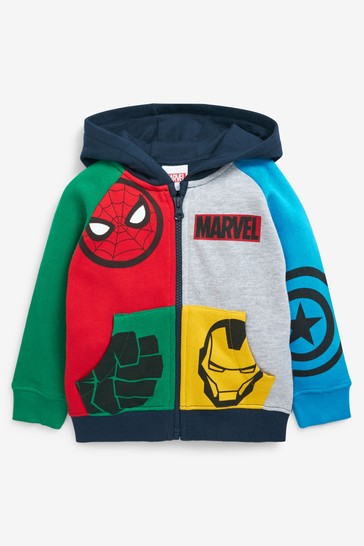 Colourblock Zip Through Hoodie (3mths-8yrs)