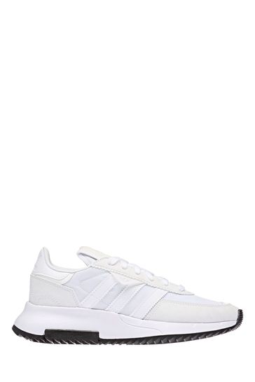 حذاء رياضي أبيض دانتيل Retropy Youth من adidas Originals