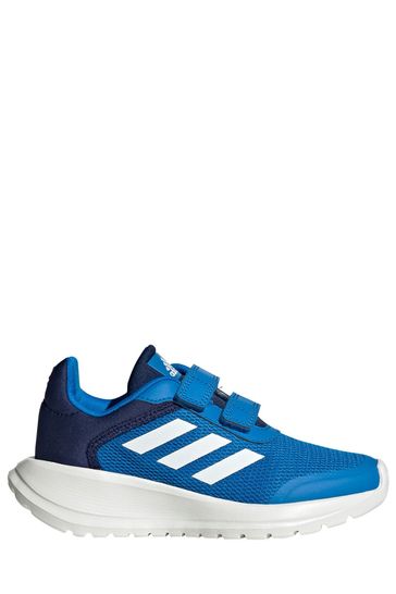 حذاء رياضي بحزام أزرق Tensaur من Adidas Youth And Junior