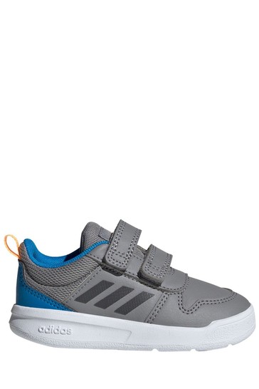 adidas Tensaur Infant Grey Strap Trainers