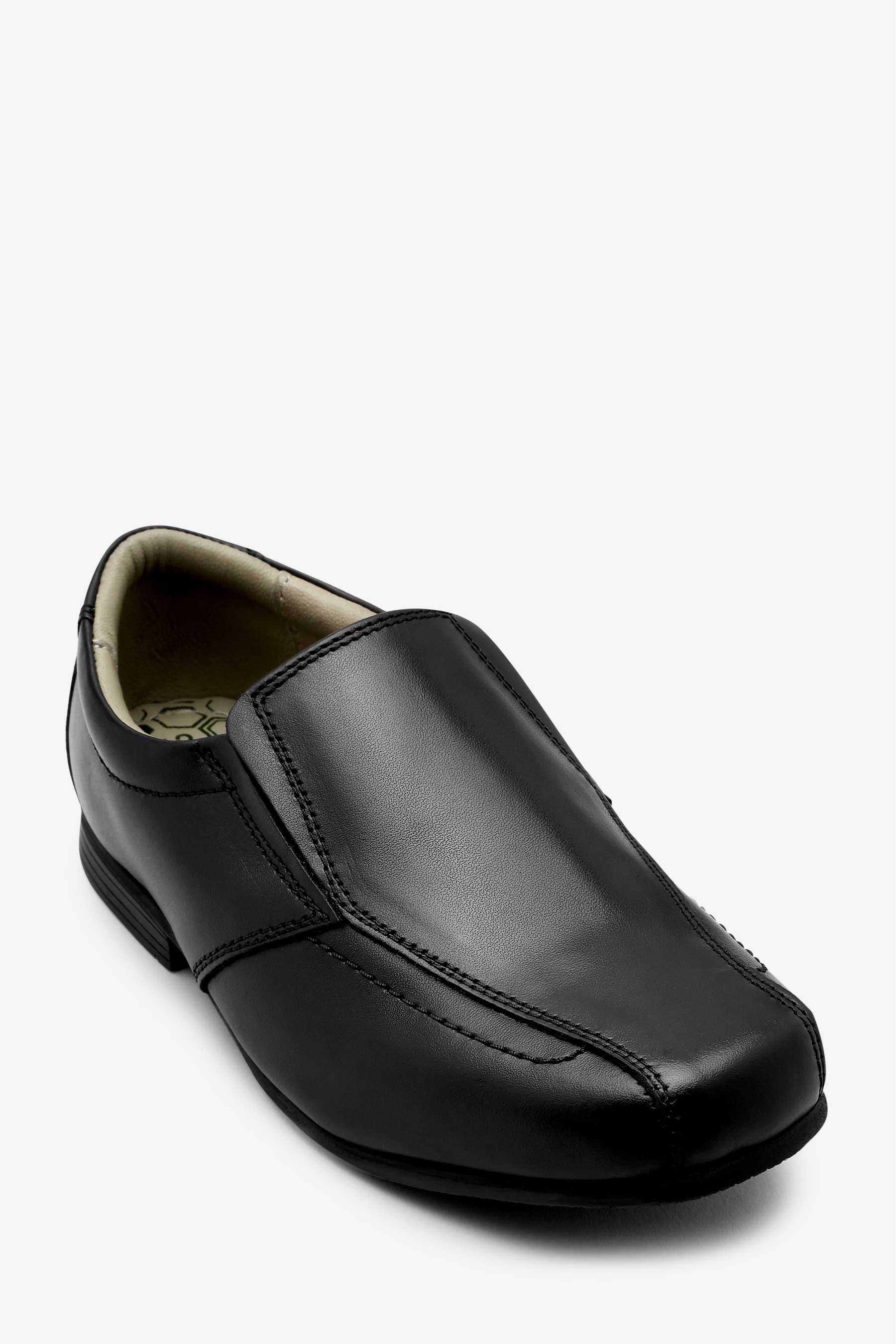 School Leather Formal Loafers Wide Fit (G)