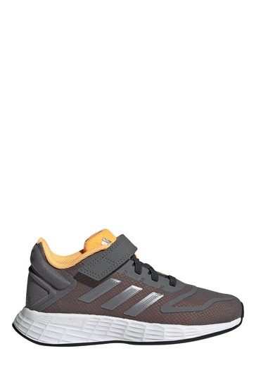 adidas Khaki Green Duramo 10 Youth & Junior Strap Trainers