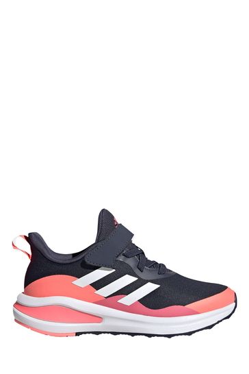 adidas Black FortaRun Youth & Junior Strap Trainers