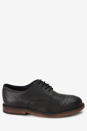 Leather Brogues Wide Fit (G)