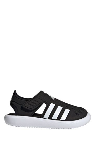 adidas Junior Black Adilette Sandals