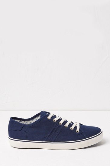 FatFace Blue Lola Lace-Up Trainers