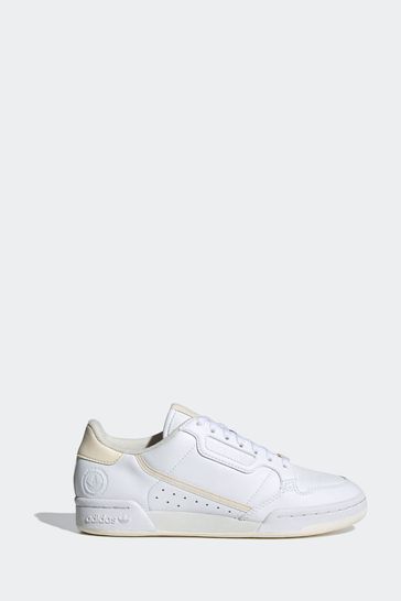 adidas Womens White Continental 80 Vegan Trainers