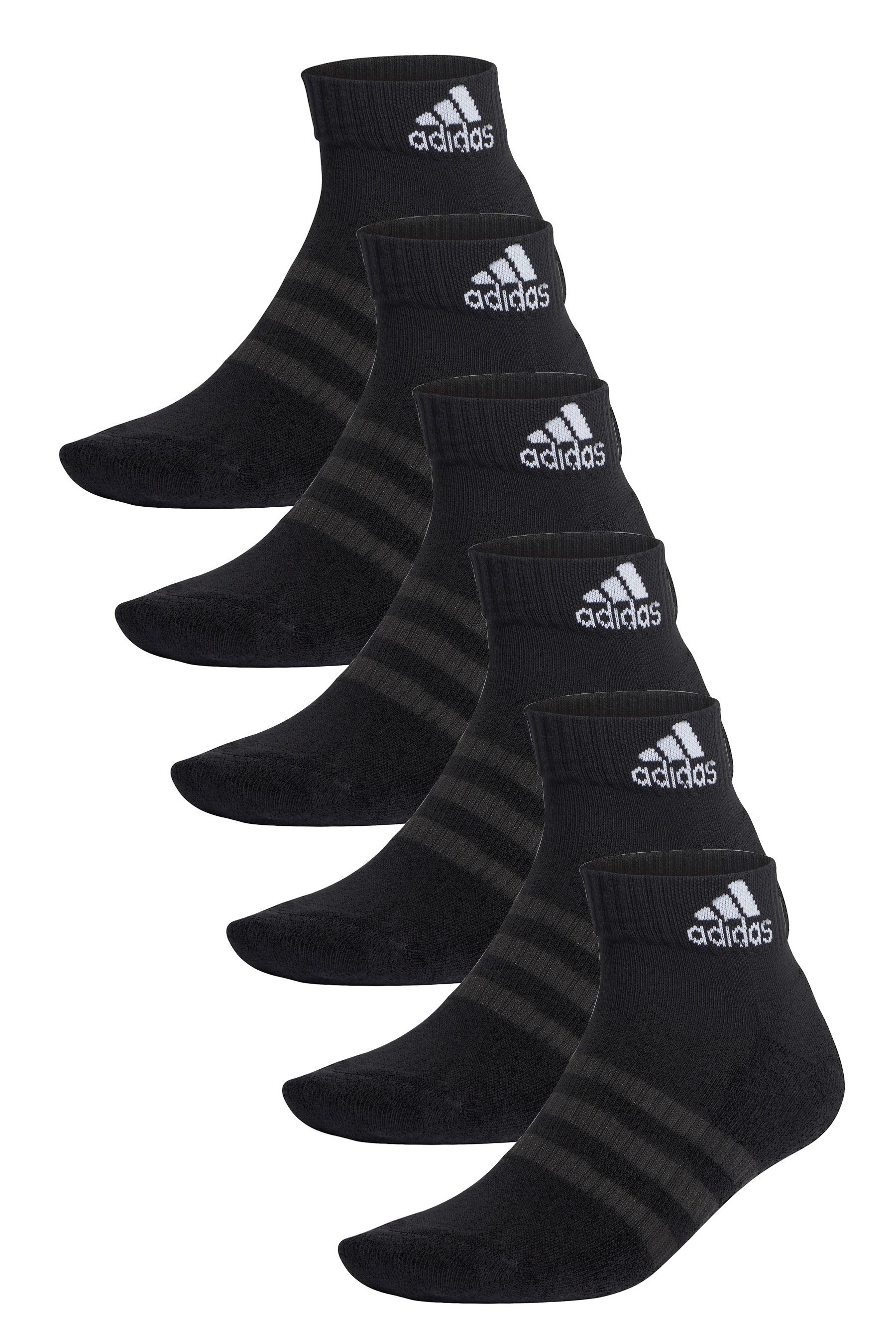 adidas Adults Cushioned Socks Six Pack