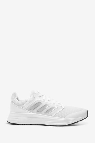 adidas White Galaxy 5 Trainers