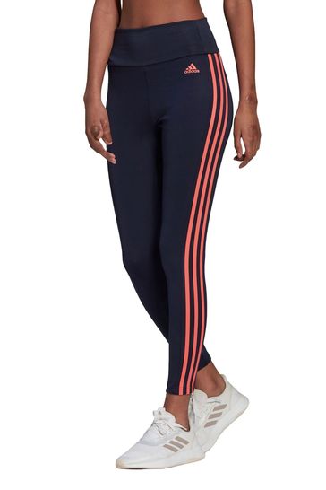 adidas 3 Stripe High Rise 7/8 Leggings