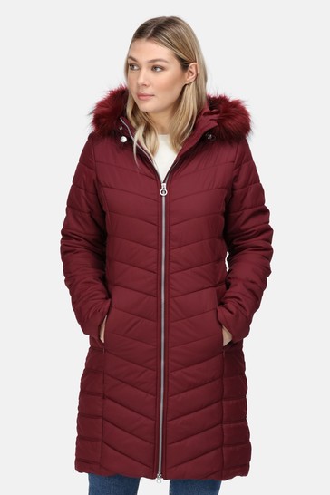 Regatta Red Fritha Insulated Longline Jacket