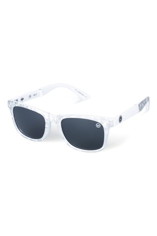 Hype. White Folder Square Frame Sunglasses