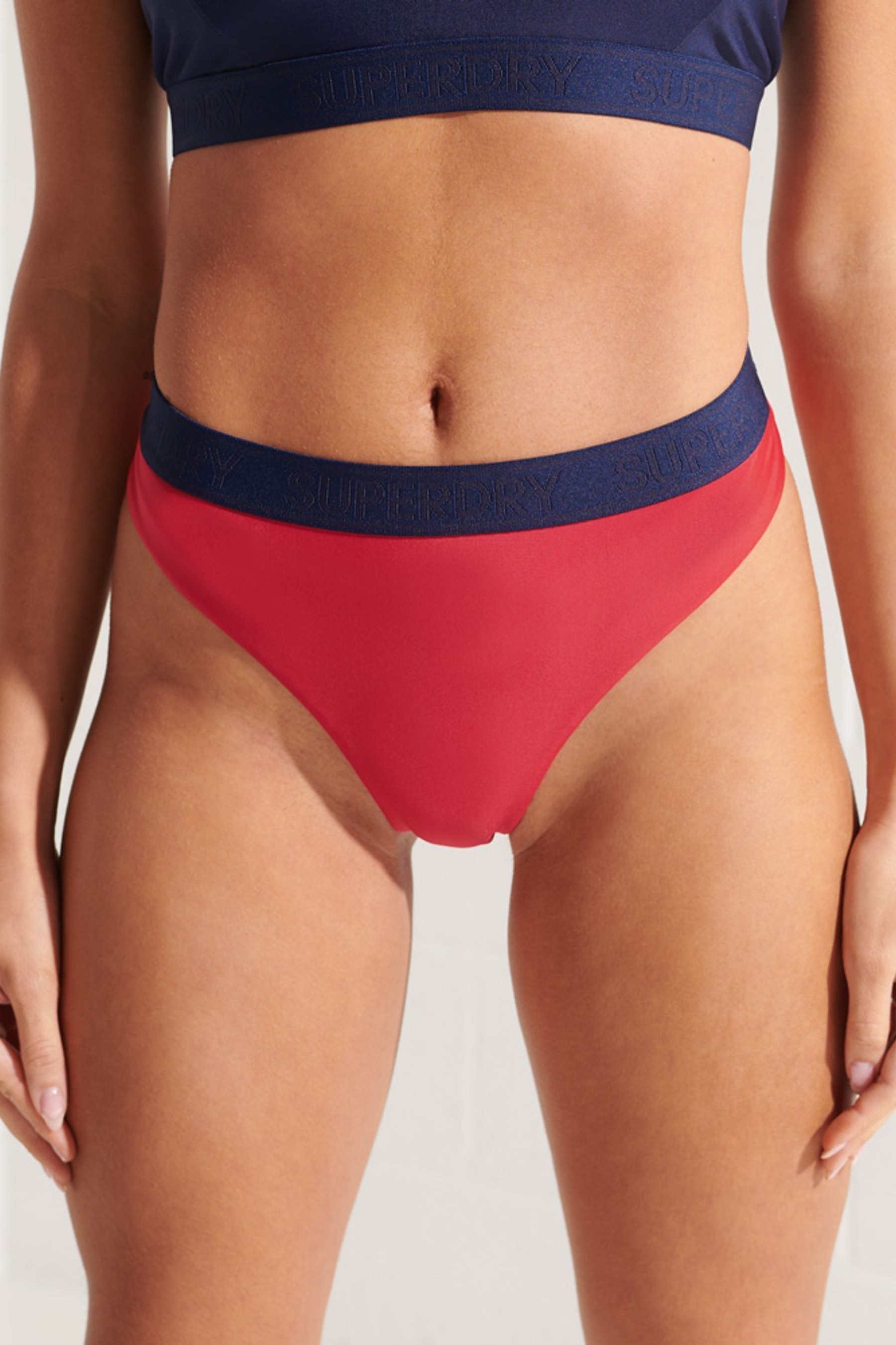 Superdry Sport Red Bikini Briefs