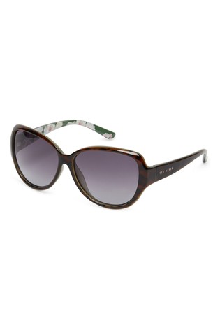 Ted Baker Shay Tortoiseshell & Mint Sunglasses