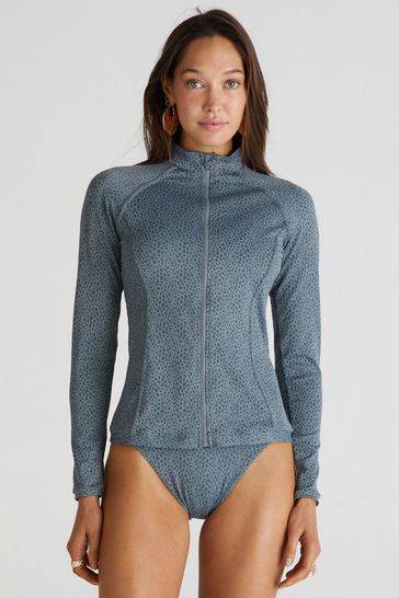 Aqua Blu Animal Haylay Rash Guard