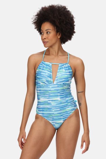 Regatta Blue Halliday Swimming Costume