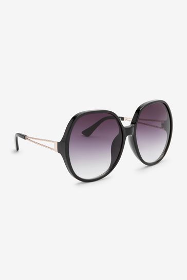 Oversized Round Frame Sunglasses