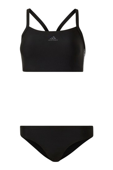 adidas Black 3 Stripe Bikini