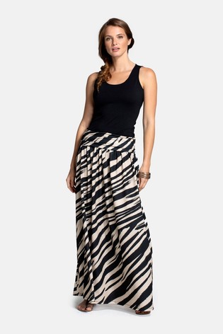 HotSquash Roll Top Maxi Skirt