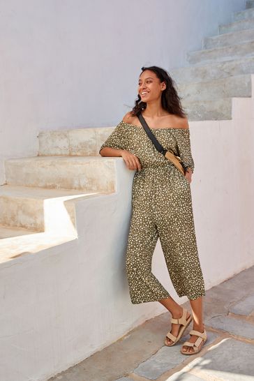 Off Shoulder Jumpsuit Petite