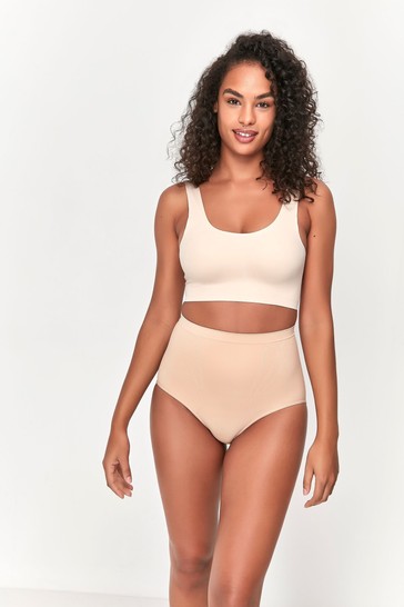 Anya Madsen Nude Bonded Crop Top