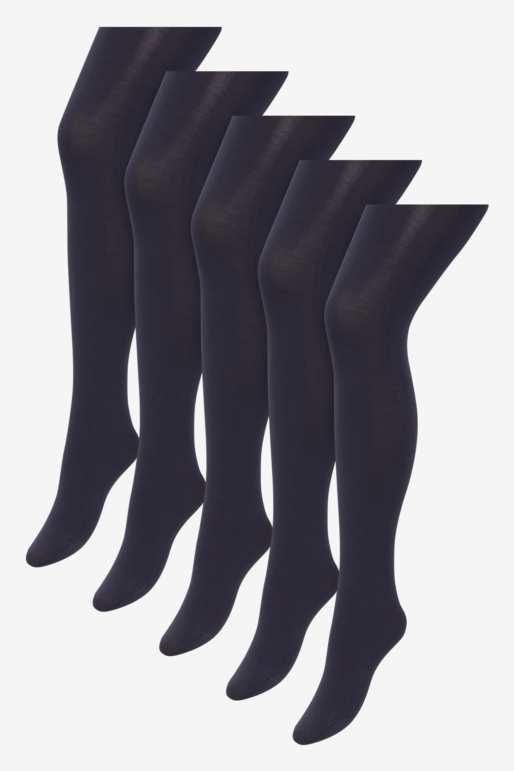 Basic Opaque 60 Denier Tights Five Pack