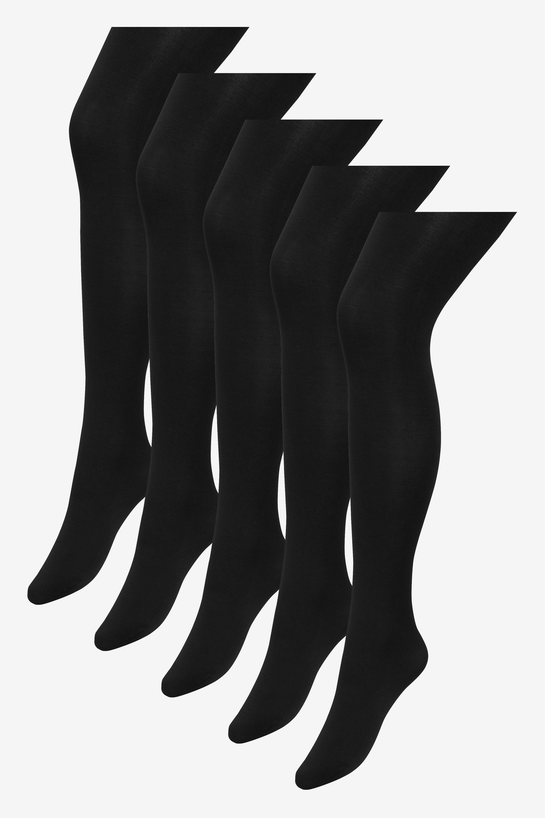 Basic Opaque 60 Denier Tights Five Pack