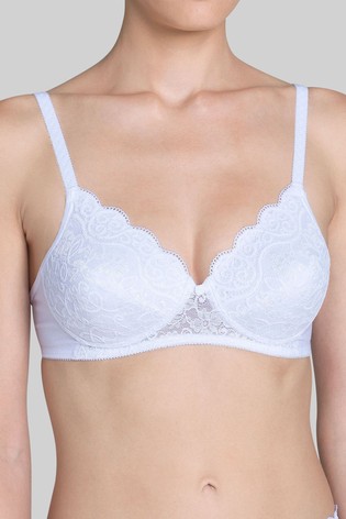 Triumph White Amourette 300 Padded Non Wired Bra