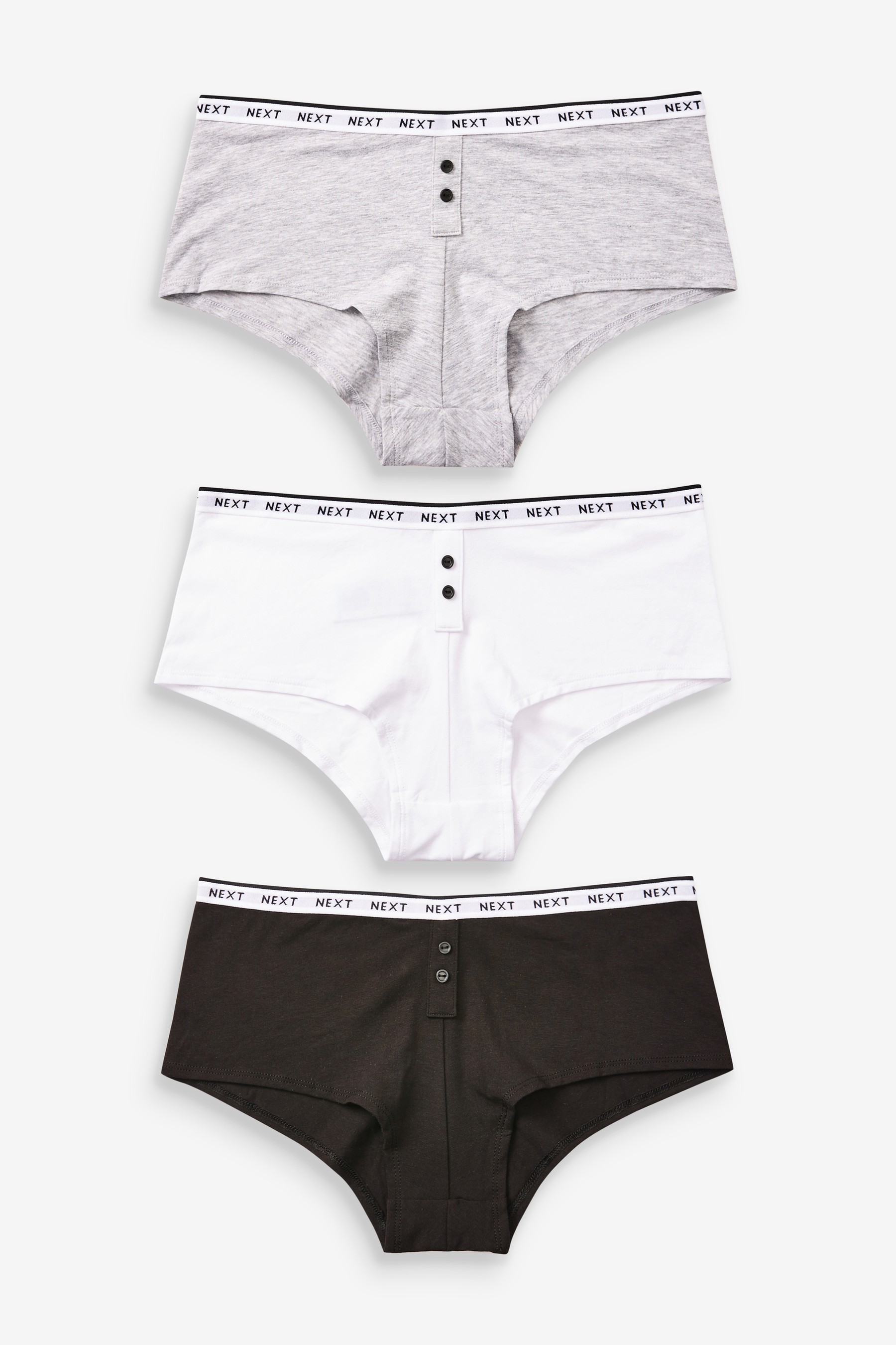 Logo Boy Short Knickers 3 Pack