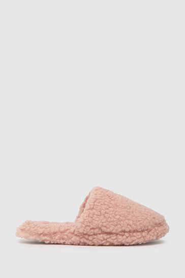 Schuh Pink Harmony Borg Mules