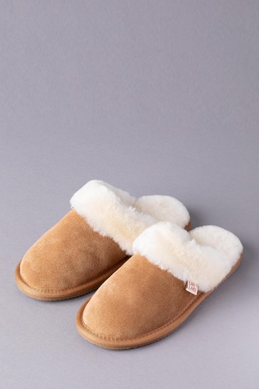 Lakeland Leather Ladies Sheepskin Slider Slippers