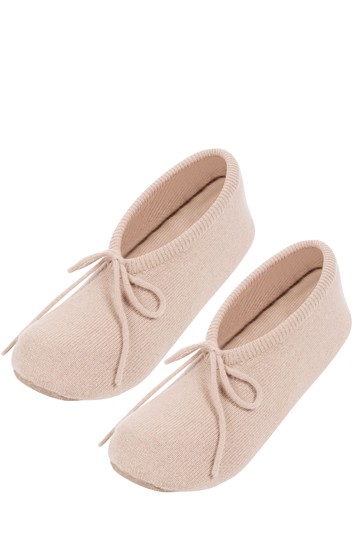 Pure Luxuries London Millom Cashmere & Merino Wool Slippers