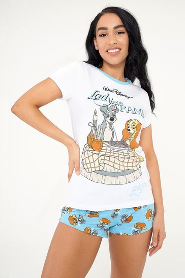 Character Ladies Lady And The Tramp Short Pyjamas