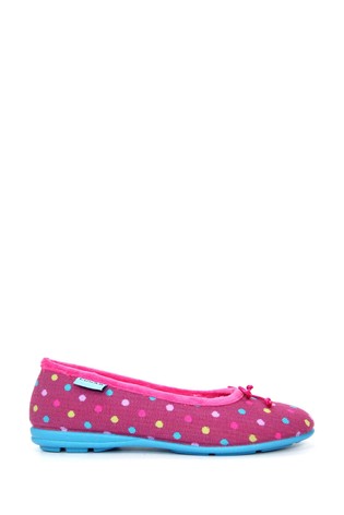 Lunar Starling Polka Dot Pump Slippers